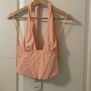 BRAND NEW PINK ZARA CROP TOP